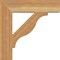 Ekena Millwork Funston Block Rough Sawn Bracket, Western Red Cedar, 4"W x 20"D x 20"H BKT04X20X20FST05RWR - alternate 2